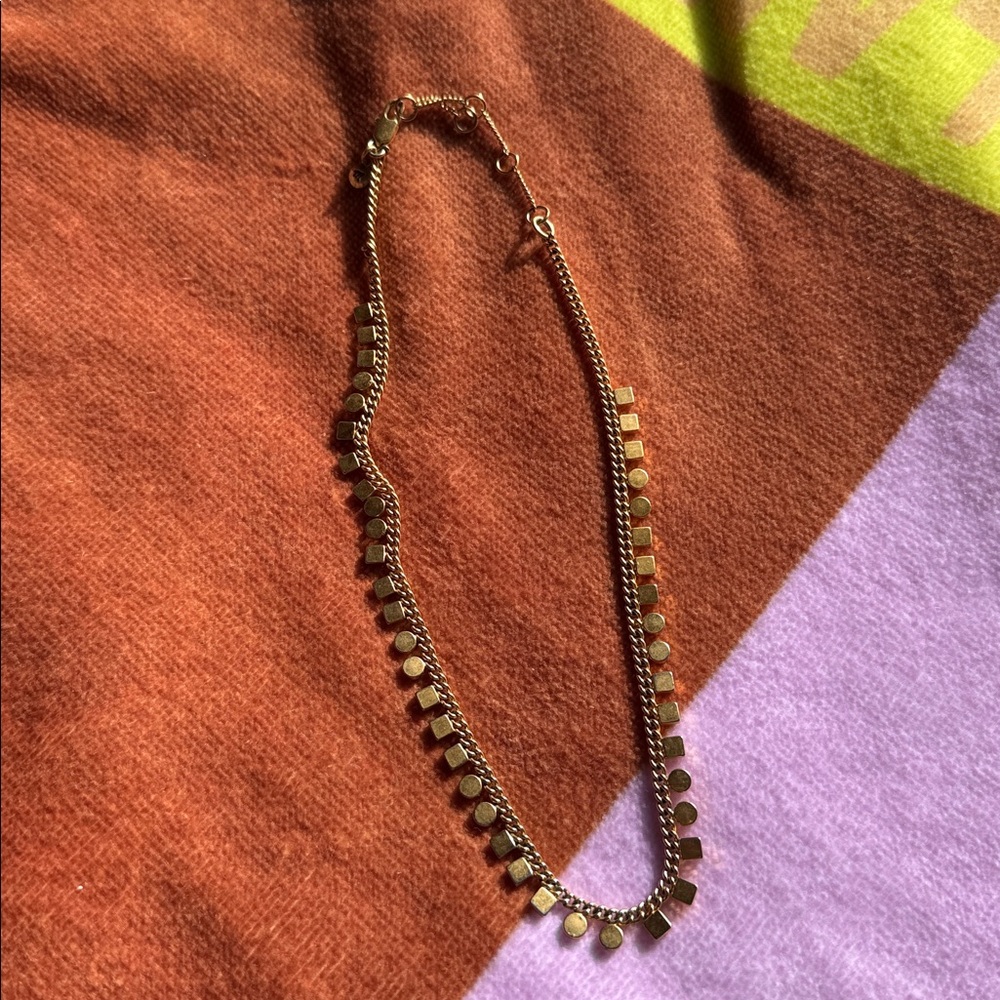 Madewell Mini  geochain choker necklace